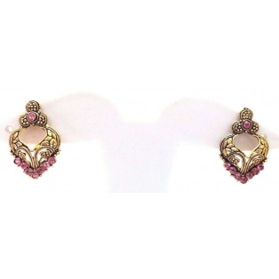 Golden Oxidized Women Earring Bali Jhumka Jhumki Jewelry PushBack Classy Gift 57